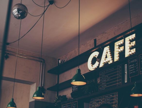 Quán cafe pha máy Bình Chánh 